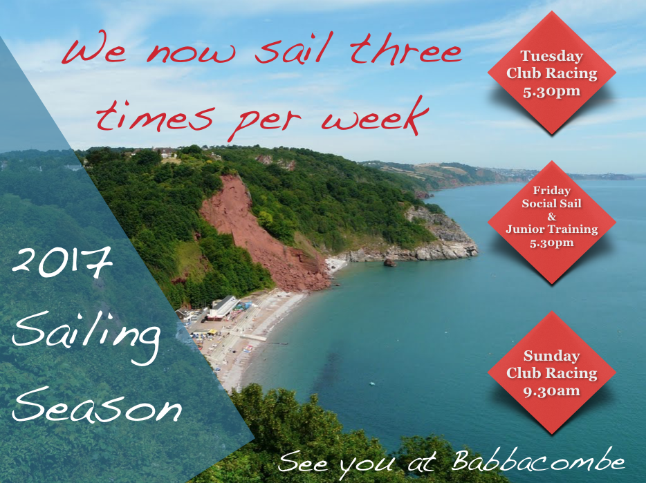 Friday night sailing at Babbacombe