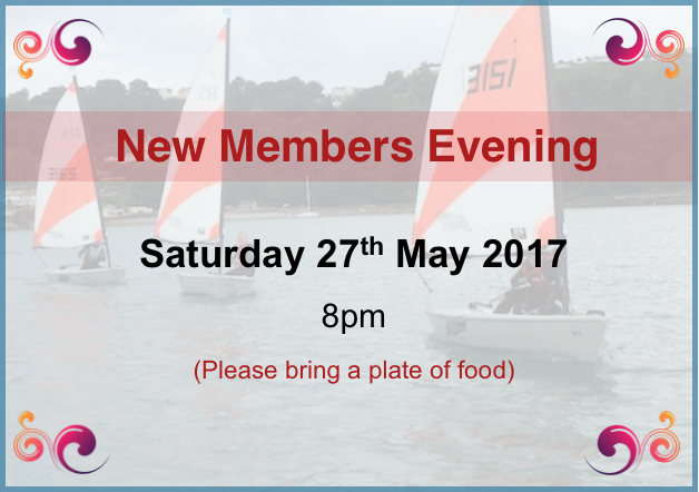 New members eveing at babbacombe sailing club torquay