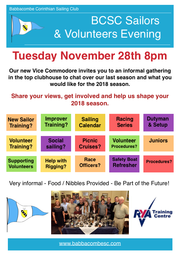 Sailors and Volunteers Meeting